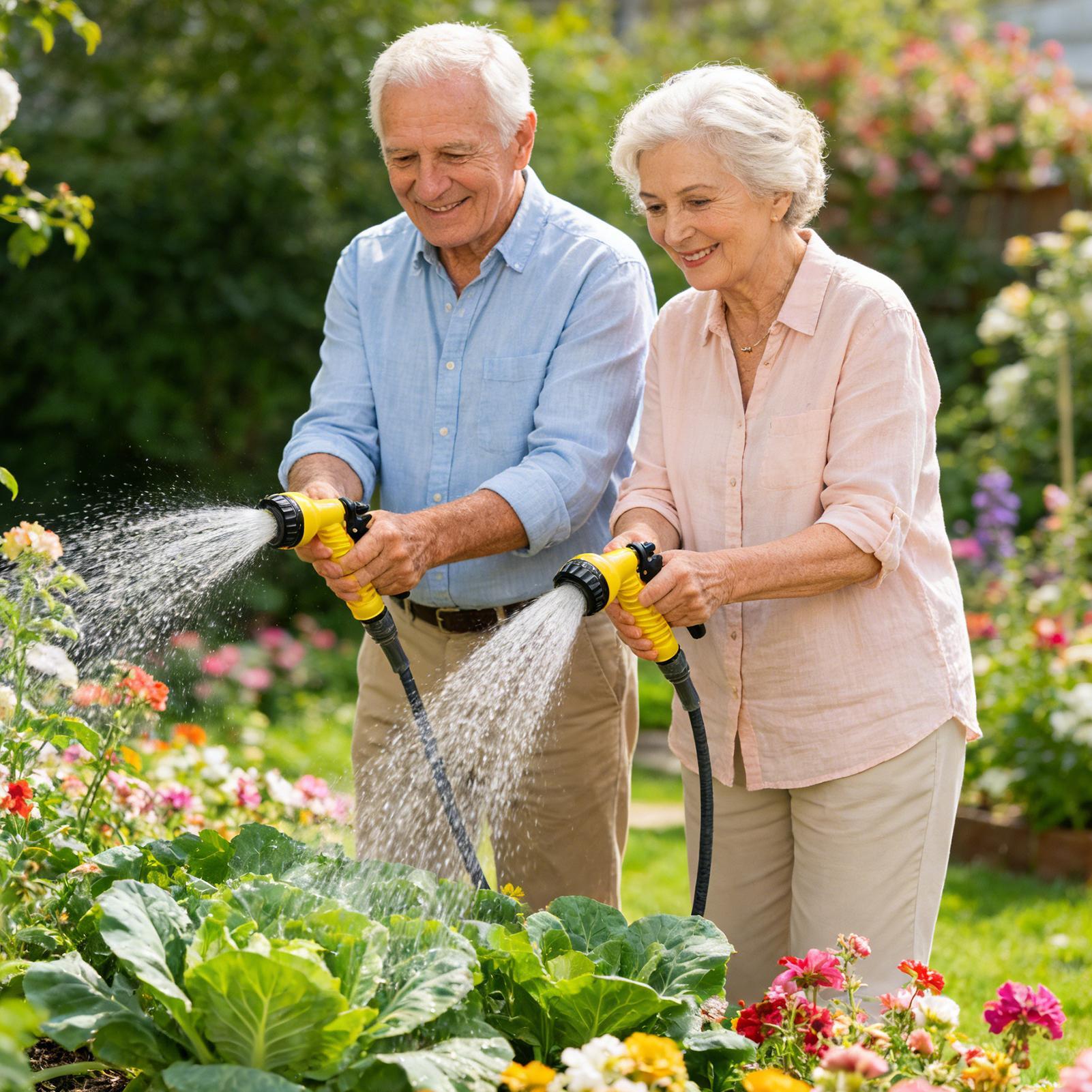 Gardena Hose Comfort - Sprühdüsen für Gartenschlauch, Komfortgriff, Gartenzubehör, Schlauchkopf,