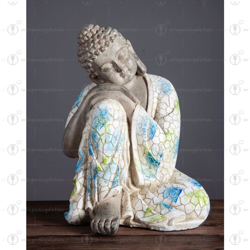 Us Bonsai Garden - Mini Buddha-Statue Ornament, Neuer Chinesischer Zen-Stil
