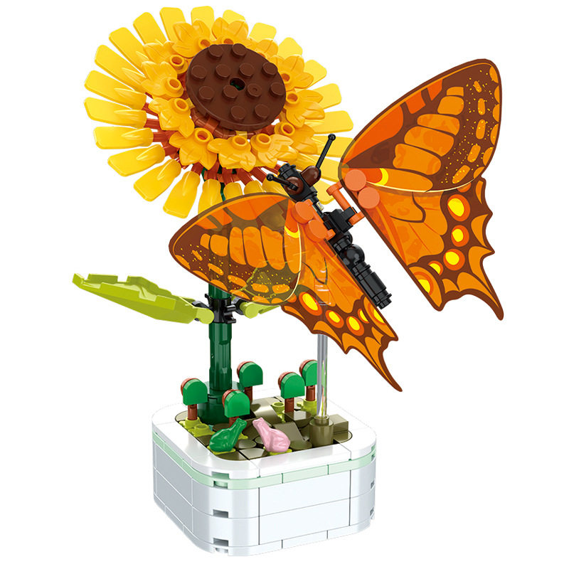 Bonsai Garden Lego - DIY Mini Schmetterling Insekt Topfpflanze Bonsai