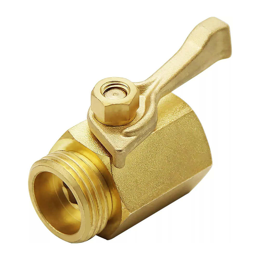 Gardena Hose Comfort - Einfach zu bedienendes Messing-Gartenschlauch-Absperrventil, geeignet für