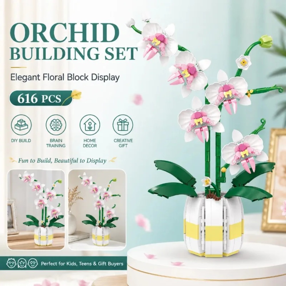 Orchideen-Bausteine Blumenstra – Bonsai Garden Lego Bewertung und Preis