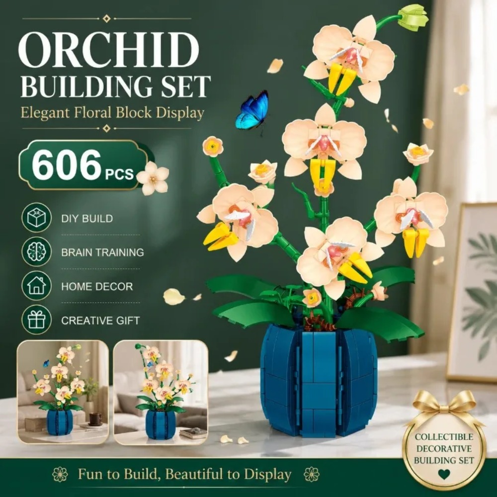 Orchideen-Bausteine Blumenstra – Bonsai Garden Lego Bewertung und Preis