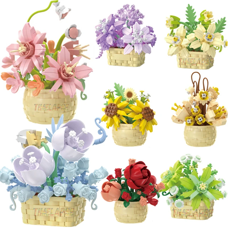DIY MOC Topfpflanzen Rosen Son – Bonsai Garden Lego Bewertung und Preis