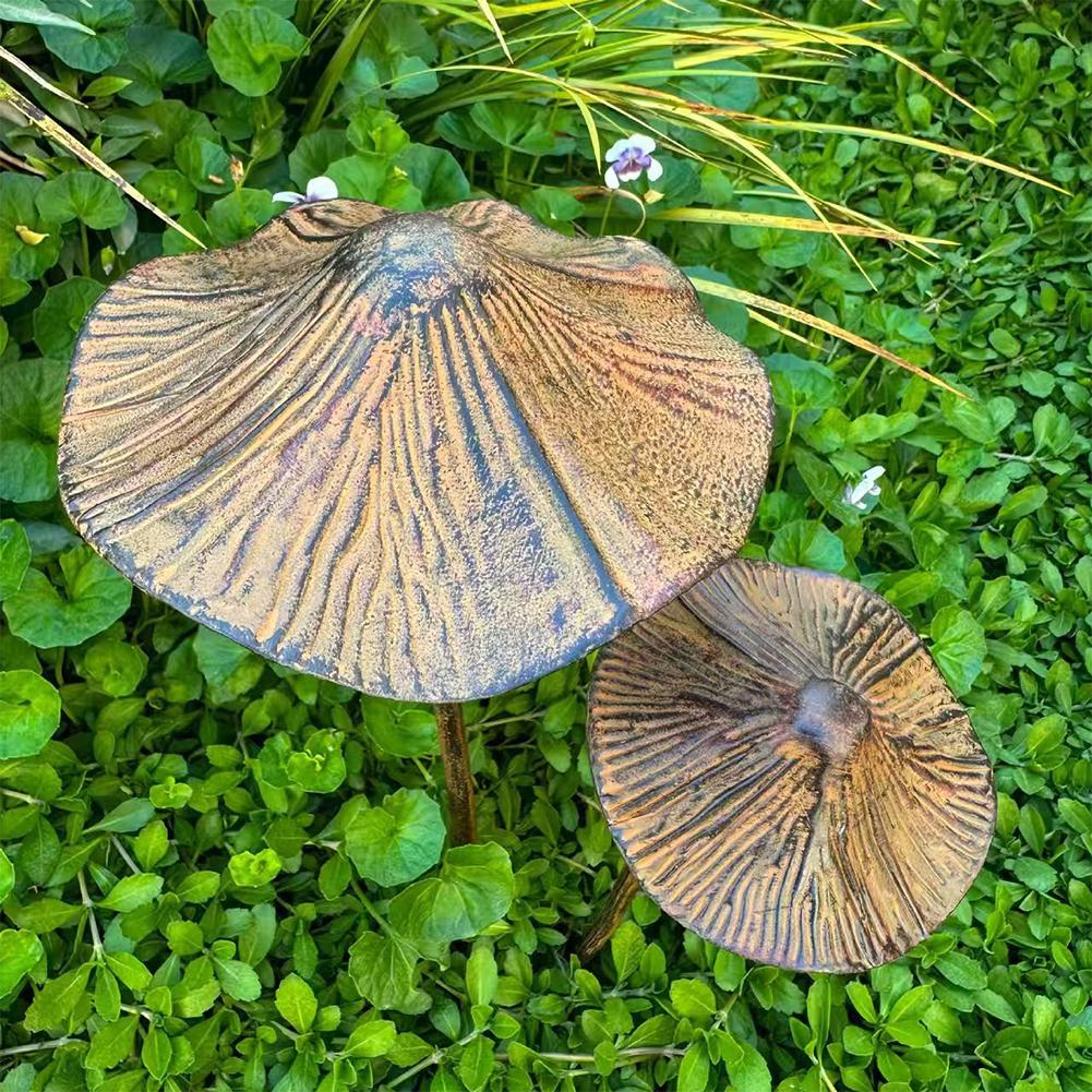 Retro Metall Rostiger Pilz Gar – Us Bonsai Garden Bewertung und Preis