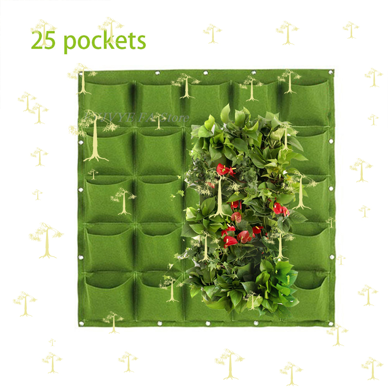 25-Taschen-Pflanzbeutel zum Au – Bonsai Vertical Garden Bewertung und Preis