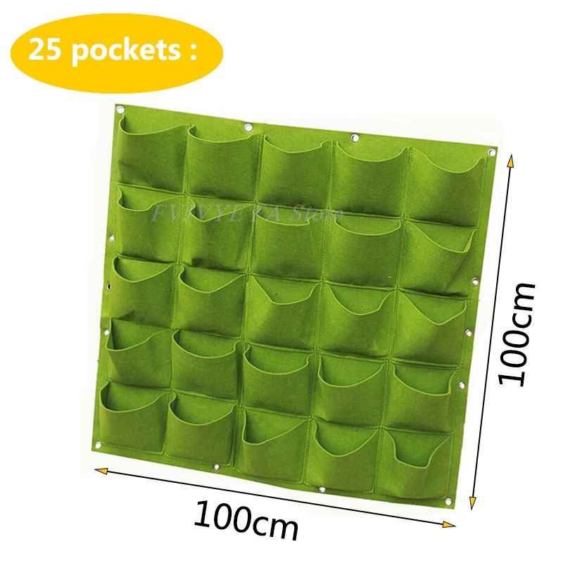 25-Taschen-Pflanzbeutel zum Au – Bonsai Vertical Garden Bewertung und Preis