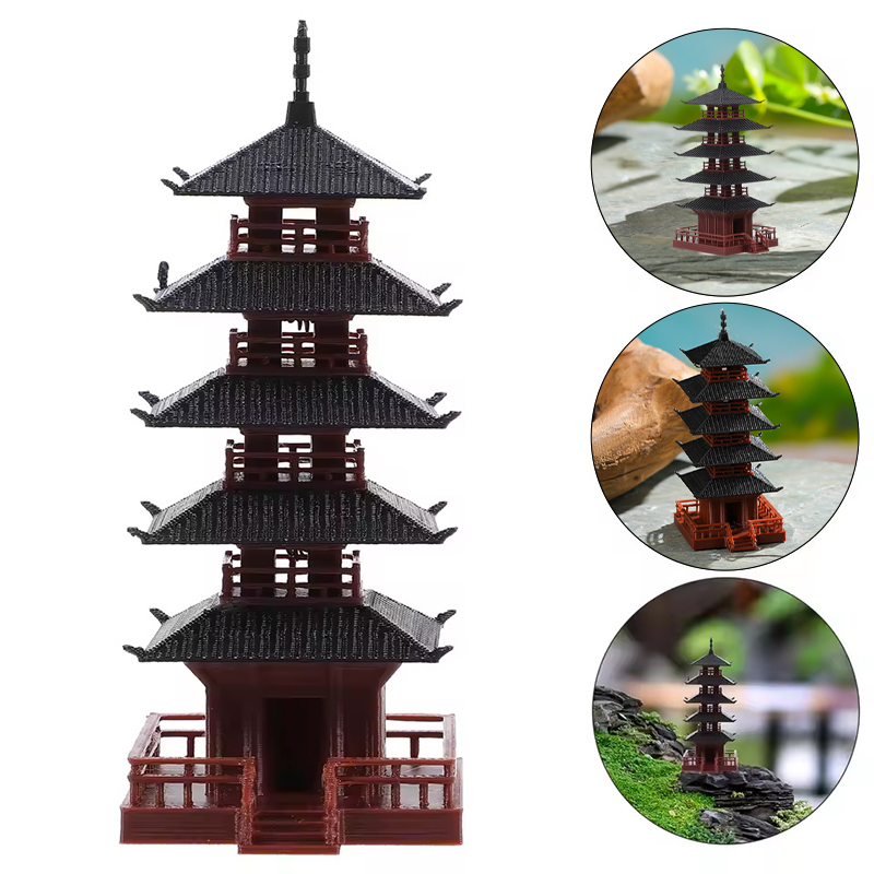 🛒 1 Stück Mini-Pagoden-Statue  – Bonsai Garden Mini Bewertung und Preis