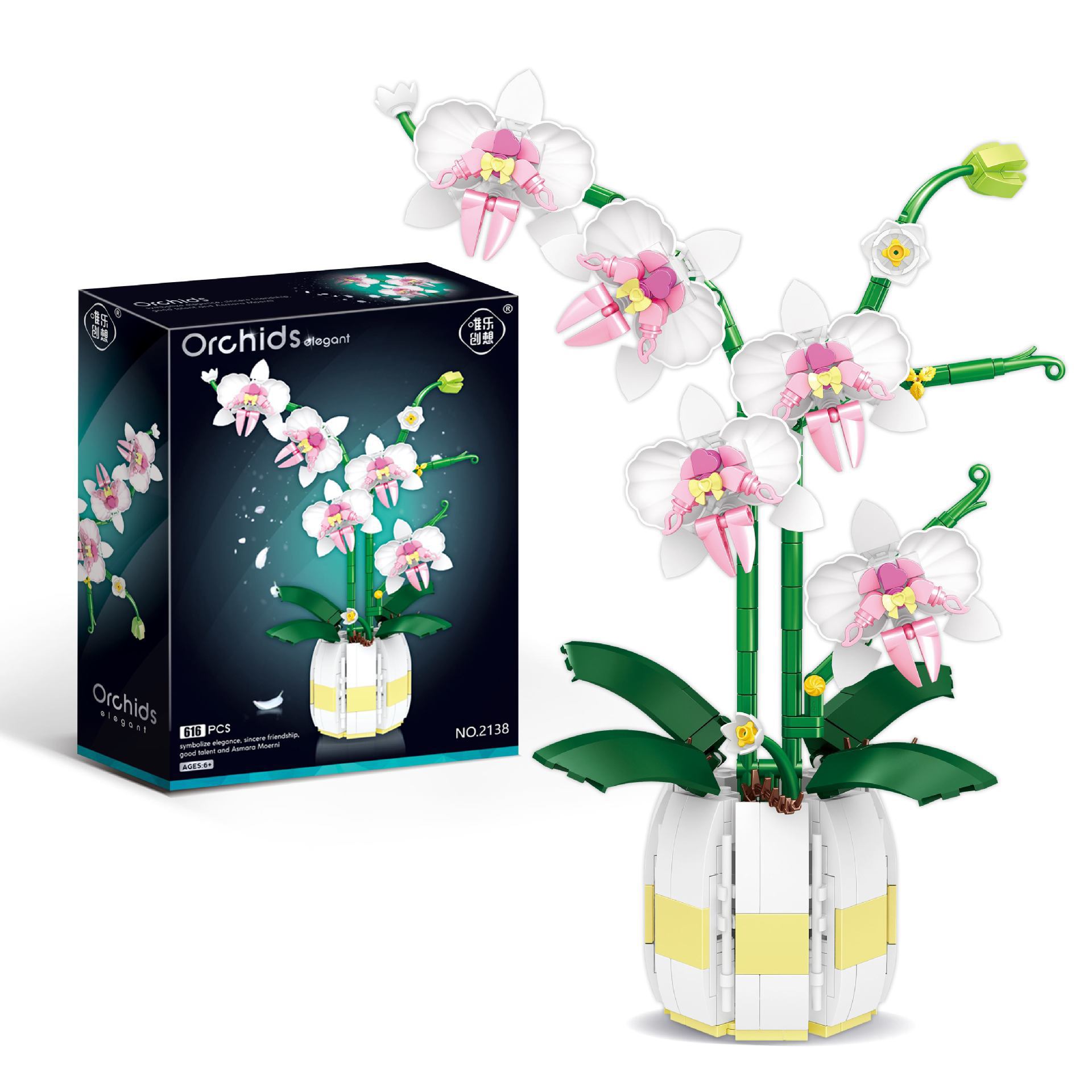 Lustiger Orchideen-Blumenstrau – Bonsai Garden Lego Bewertung und Preis