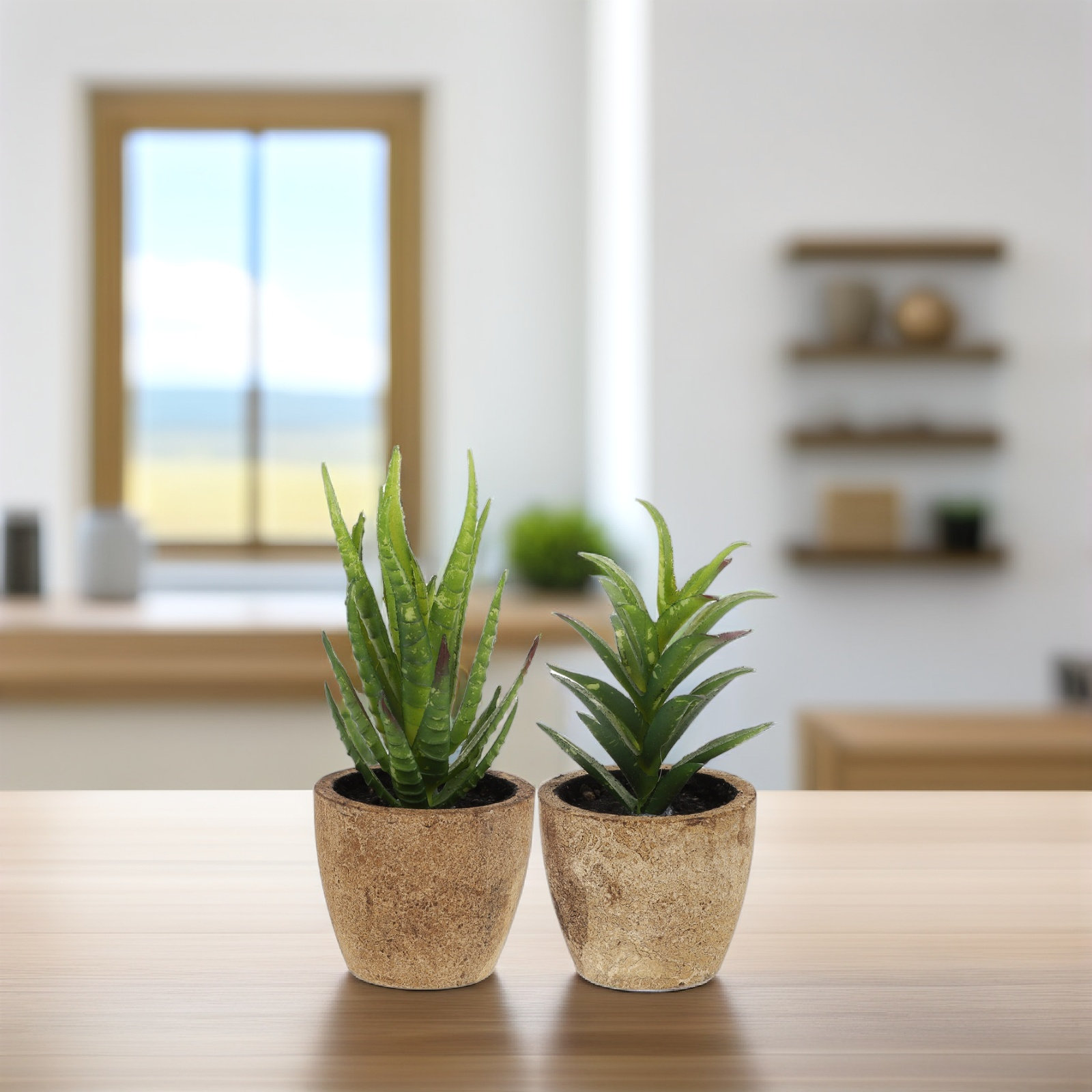4 Stück Simulierte Sukkulenten – Bonsai Garden And Cafe Bewertung und Preis
