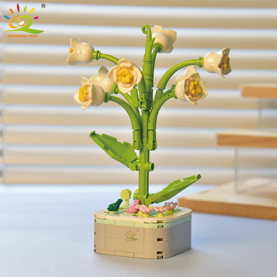 Huiqibao Moc Blume Sukkulenten – Bonsai Garden Lego Bewertung und Preis