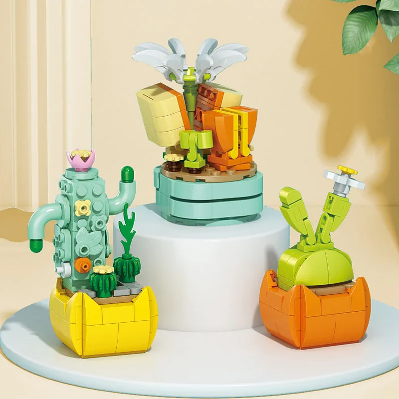 Blumen Sukkulenten Bausteine e – Bonsai Garden Lego Bewertung und Preis
