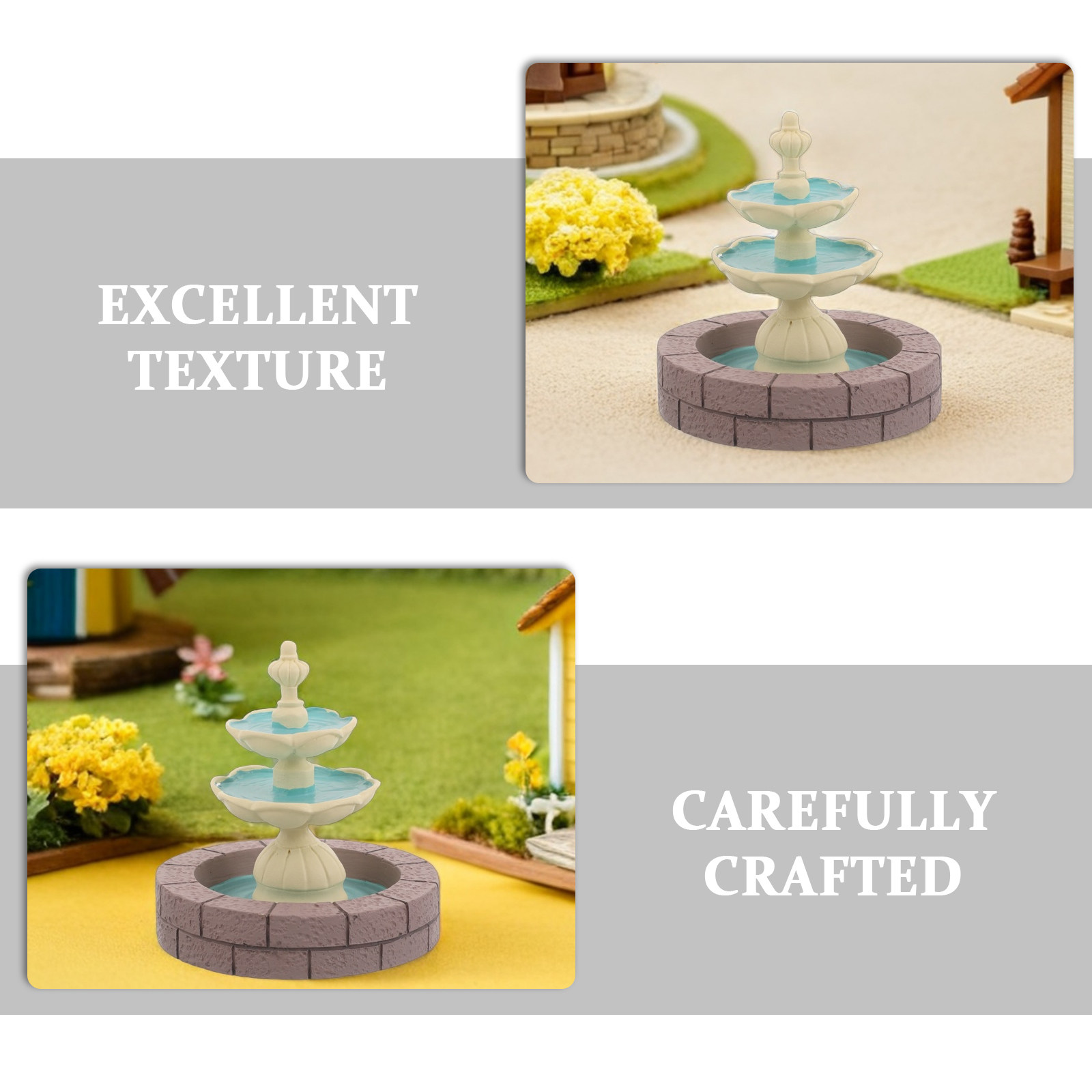 2 Stück Mini-Harz-Brunnen-Deko – Bonsai Garden Mini Bewertung und Preis