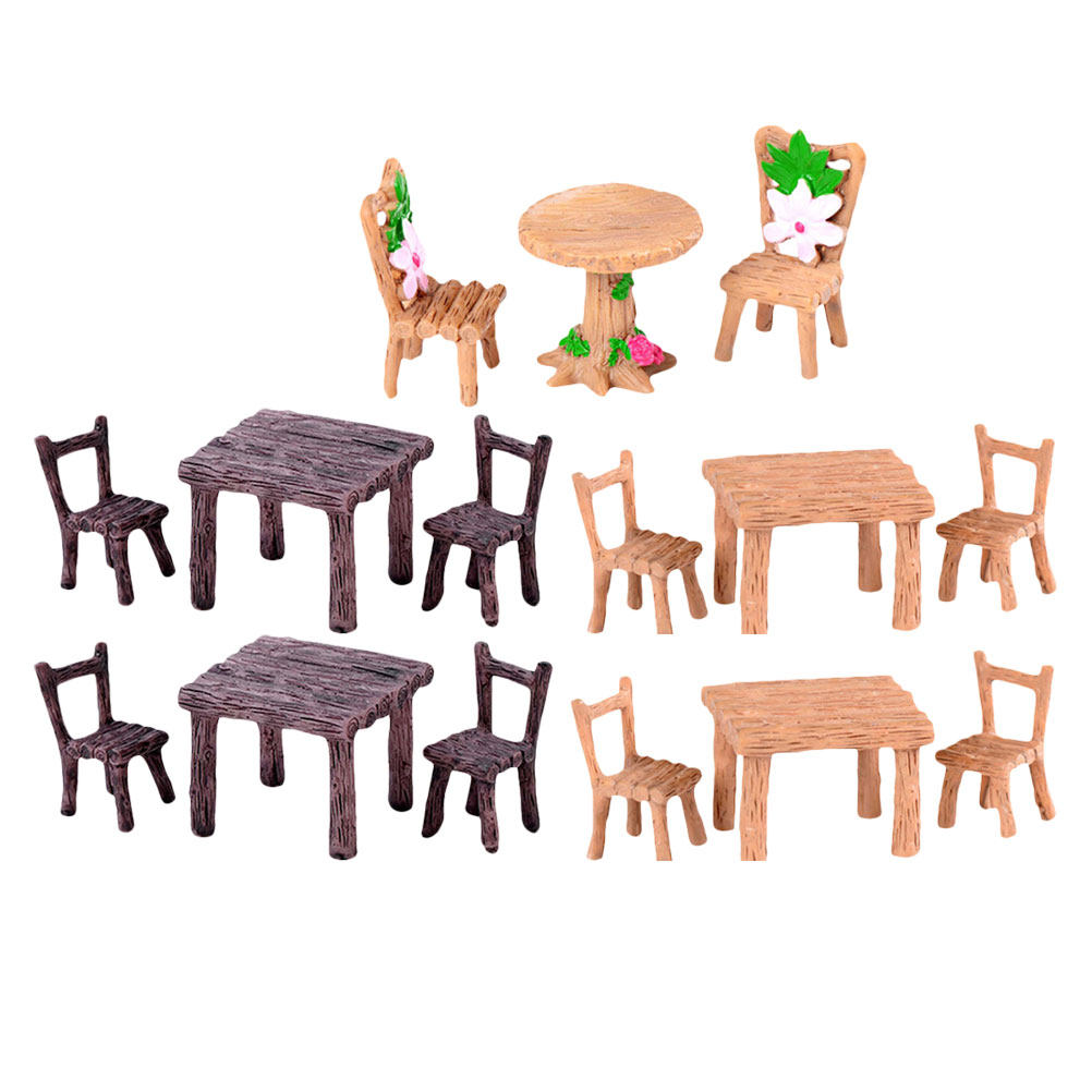 5 Sets Miniatur-Stühle und -Ti – Bonsai Garden Mini Bewertung und Preis